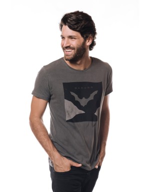 Camiseta Bat Art (Cinza) 
