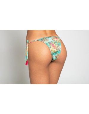 Floral Strapless Bikini (Cheeky Bottom)